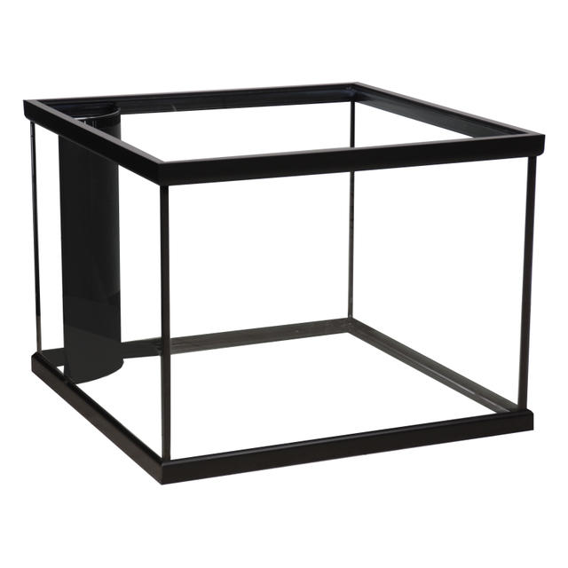 Aquarium corner overflow panel top